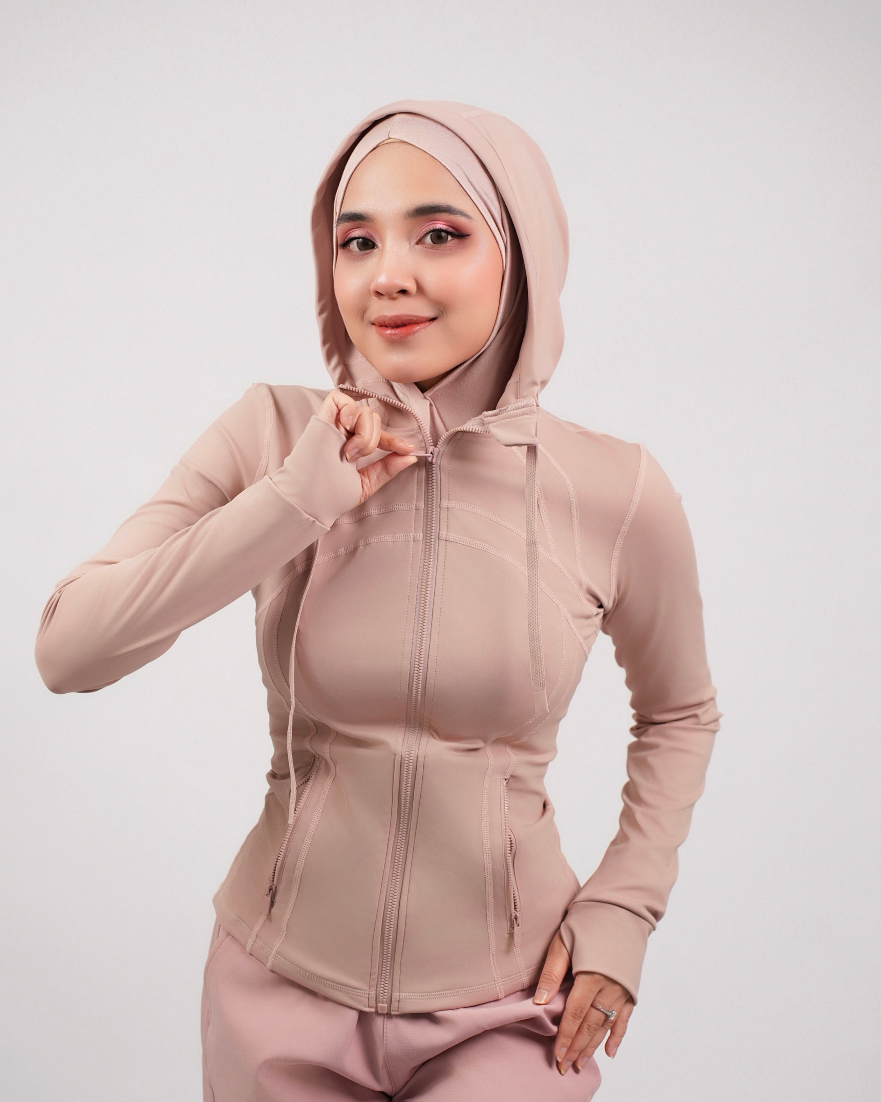 [2-Pcs: Active Starter Set] ÉLAN Petal Sports Jacket + Sports Pants