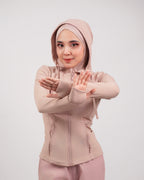 [2-Pcs: Active Starter Set] ÉLAN Petal Sports Jacket + Sports Pants