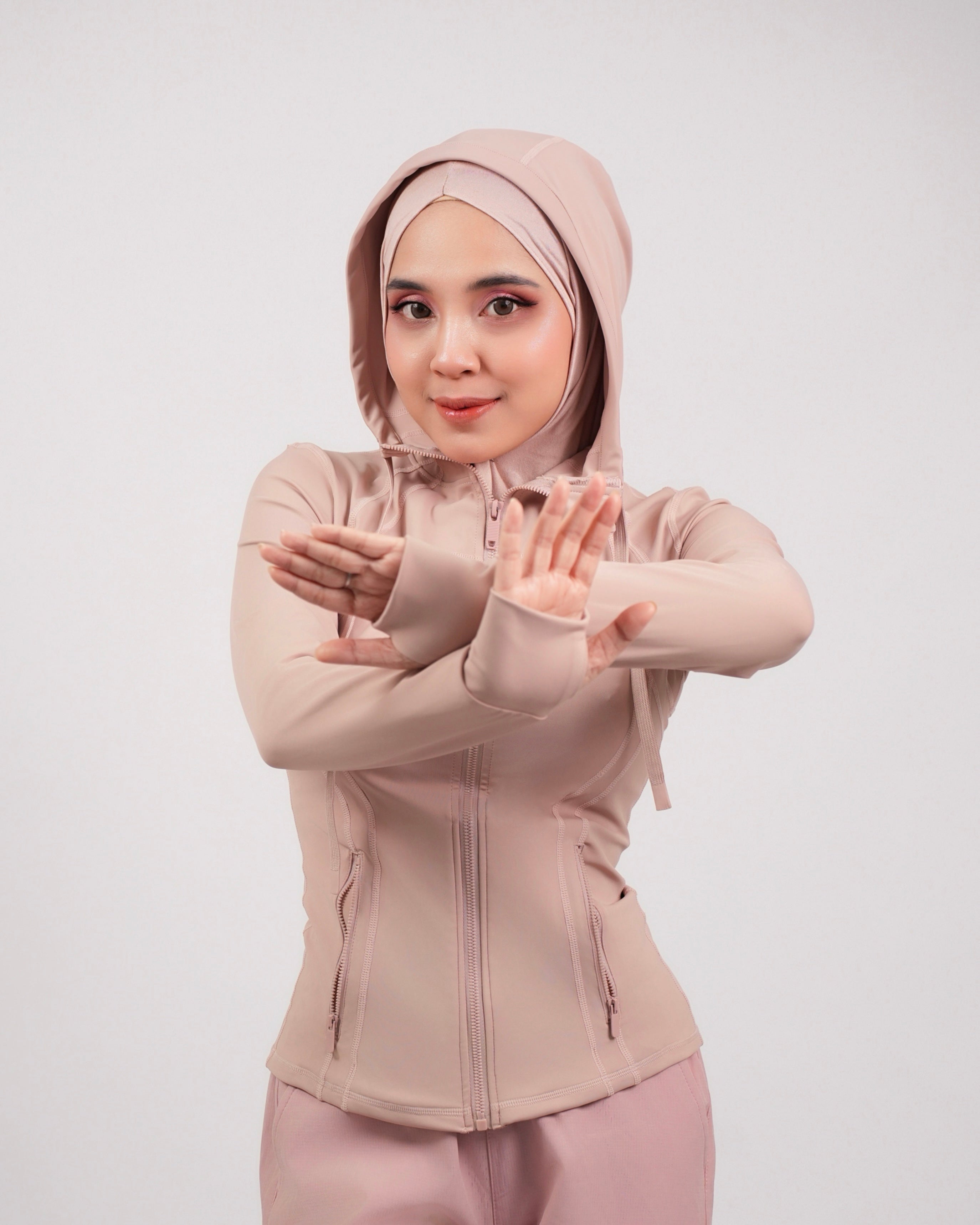 [2-Pcs: Active Starter Set] ÉLAN Petal Sports Jacket + Sports Pants