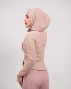 [2-Pcs: Active Starter Set] ÉLAN Petal Sports Jacket + Sports Pants