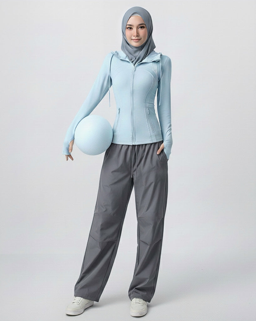 [2-Pcs: Active Starter Set] ÉLAN Sky Sports Jacket + Sports Pants