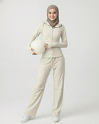 [2-Pcs: Active Starter Set] ÉLAN Sand Sports Jacket + Sports Pants
