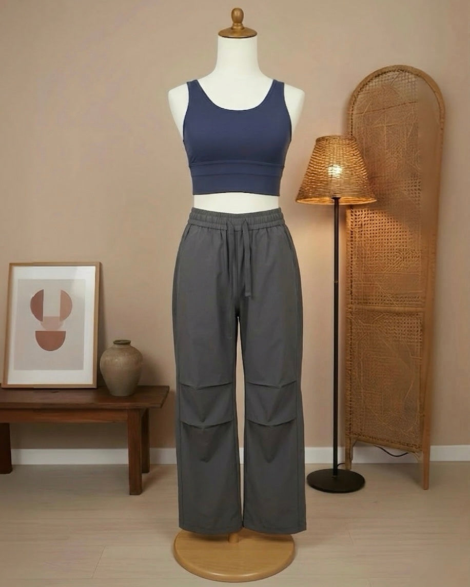 [2-Pcs: Active Starter Set] ÉLAN Sky Sports Bra + Sports Pants