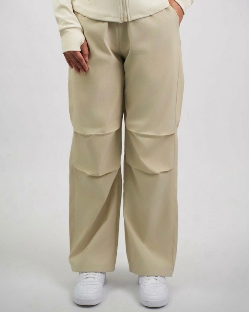 [2-Pcs: Active Starter Set] ÉLAN Sand Sports Bra + Sports Pants