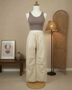 [2-Pcs: Active Starter Set] ÉLAN Sand Sports Bra + Sports Pants