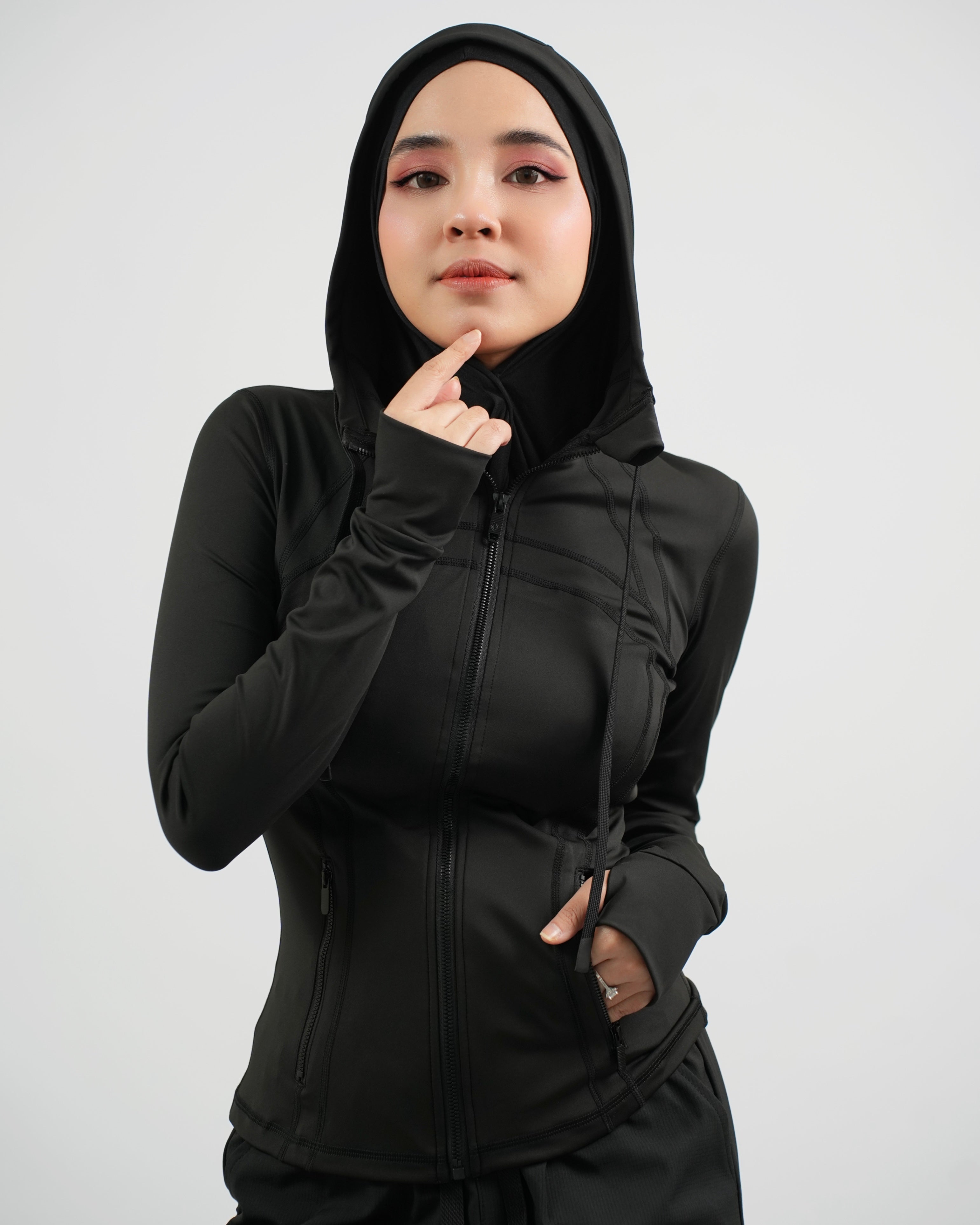 [2-Pcs: Active Starter Set] ÉLAN Midnight Sports Jacket + Sports Pants