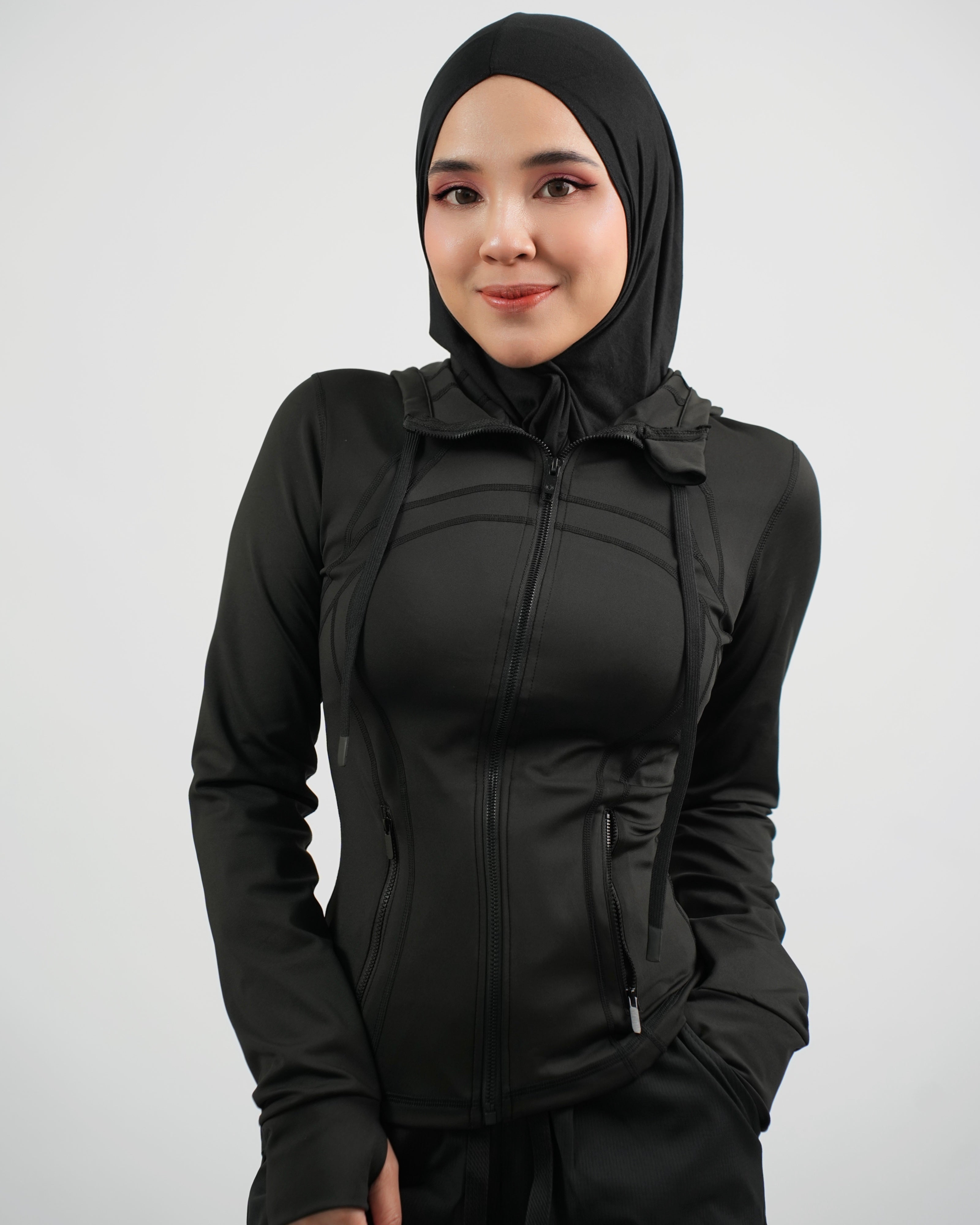 [2-Pcs: Active Starter Set] ÉLAN Midnight Sports Jacket + Sports Pants