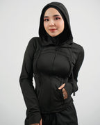 [2-Pcs: Active Starter Set] ÉLAN Midnight Sports Jacket + Sports Pants