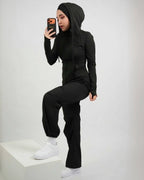[2-Pcs: Active Starter Set] ÉLAN Midnight Sports Jacket + Sports Pants