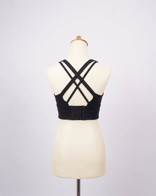 [1-Pc: Essential Activewear Piece] ÉLAN Midnight Sports Bra