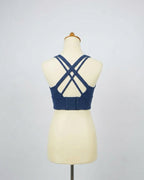 [3-Pcs: Signature 3-in-1 Active Set] ÉLAN Sky Sports Bra + Sports Jacket + Sports Pants