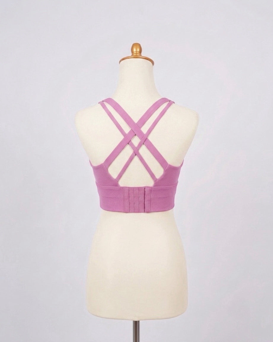 [1-Pc: Essential Activewear Piece] ÉLAN Petal Sports Bra